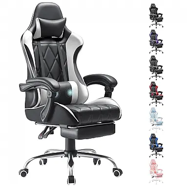 Cadeira Gamer Reclinável e Giratória