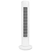 Ventilador de Torre Silencioso com 3 Velocidades, 220V 55W, ZAJ, Branco