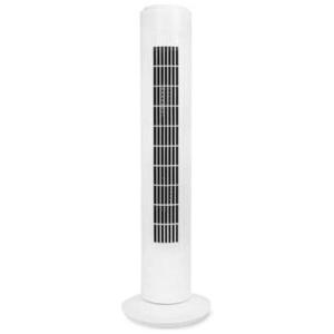 Ventilador de Torre Silencioso com 3 Velocidades, 220V 55W, ZAJ, Branco