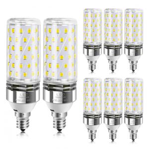 Lâmpada LED 120W 1500 Lumens 6000K Branca com Base E12, 8 Unidades, ZTMOIEPZ, Branco