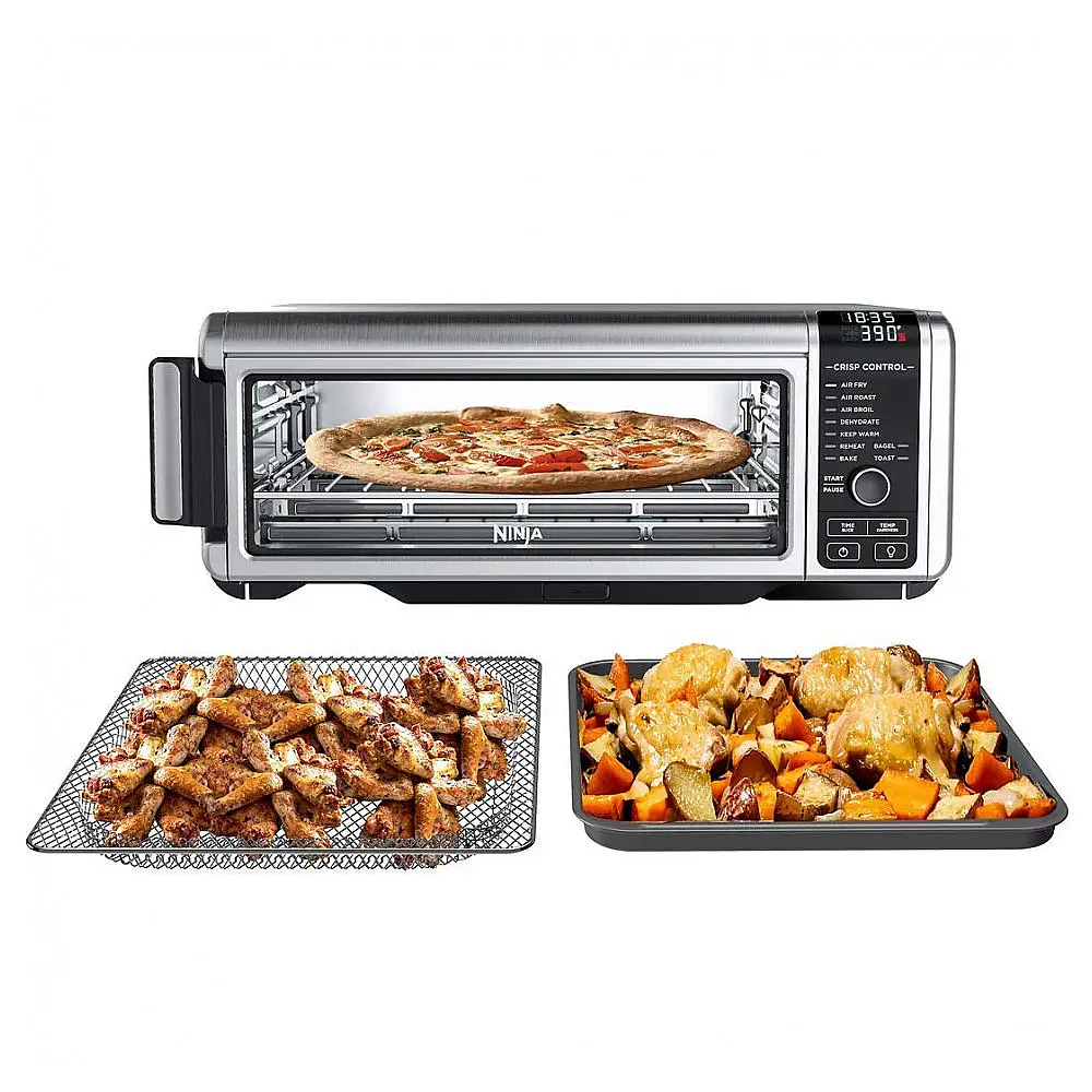 Forno Elétrico Ninja Foodi 9-em-1 Air Fry 33,0 cm Aço Inoxidável 1800W Assar, Tostar e Desidratar