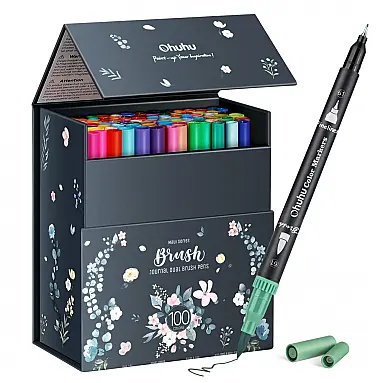 Conjunto de Canetas Artisticas 100