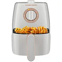 Fritadeira Elétrica AirFryer 3L com Temperatura Ajustável, 110v, CHEFMAN RJ38 2LM V3 WHITE, Branco
