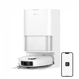 Robô Aspirador e Esfregão Dreame Preto com Sucção 19.500 Pa, ProLeap, Escova Antiembaraço e Base Autolimpante – L50 Ultra