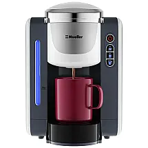 Cafeteira Elétrica Programável Desligamento Automático 285ml Compatível Com Todas as Cápsulas de Café, MUELLER AUSTRIA KC 21, Preto