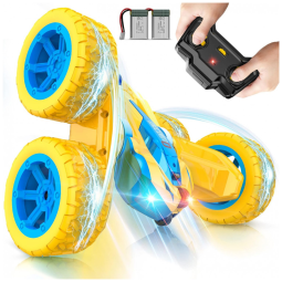 Carrinho de Controle Remoto 360 de Rotação, QUMCOU 9368, Amarelo