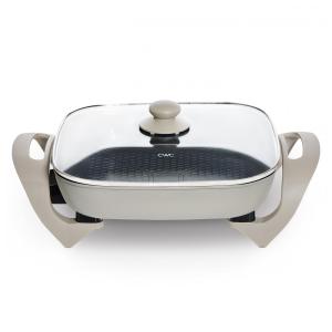 Frigideira Elétrica COOK WITH COLOR 30 cm x 42,5 cm Antiaderente, 1400W, Livre de Substâncias Nocivas, Tampa de Vidro