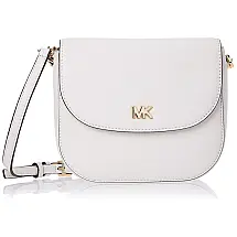 Bolsa de Ombro Feminina em Couro, Branca, MICHAEL KORS 32S8GF5C0T, Branco
