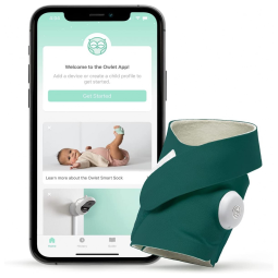 Owlet Monitor Inteligente de Frequência Cardíaca e Oxigênio, Compatível com IOS e Android