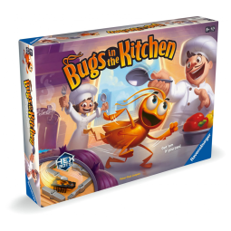 Jogo de Tabuleiro Ravensburger Bugs na Cozinha - Diversão Garantida para Toda a Família! Para Crianças e Adultos a Partir de 5 Anos -