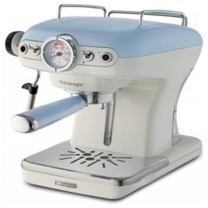 Ariete Vintage Máquina de Café Expresso, Capacidade 0.9L com Espumador, 850W, 110V, Azul