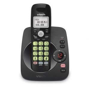 Telefone Residencial sem Fio VTech VG13411 DECT 6.0 com Conexão Bluetooth e Secretária Eletrônica Digital - Preto