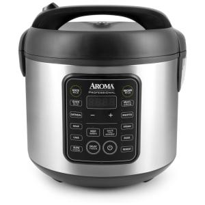 Panela Elétrica de Arroz, 4,7 L, 450W, preta, 110v, AROMA HOUSEWARES ARC 5200SB, Preto