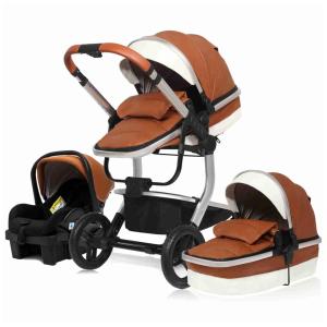 Carrinho de Bebê Dobrável 3 em 1 Travel System, Sunxueli
