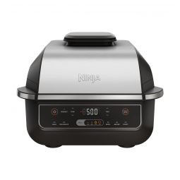 Fritadeira Elétrica AirFryer 6 em 1 com Painel de Controle Digital e Grill Interno, 110v, NINJA EG201, Preto