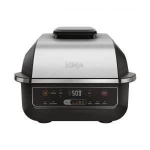 Fritadeira Elétrica AirFryer 6 em 1 com Painel de Controle Digital e Grill Interno, 110v, NINJA EG201, Preto