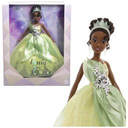 Boneca Colecionável Tiana para Comemorar os 100 Anos de Maravilhas da Disney, Mattel