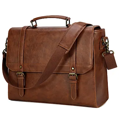Bolsa Carteiro Masculina de Couro
