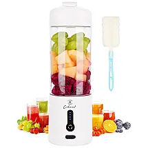 Mini Liquidificador Portátil 530mL com Carregamento USB, 110v, COKUNST PSB 2 Bai, Branco