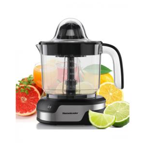 Espremedor Elétrico 1.2L para e Limão em Aço Inoxidável, 40W, 110v, HOMELEADER K37 014, Preto