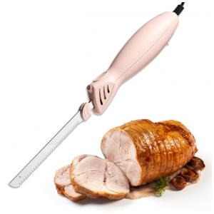 Faca Elétrica COOK WITH COLOR 100W: Praticidade e Versatilidade em Cortes Precisos, 5,6 x 5,6 x 43 cm, na Cor Rosa