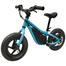 Bicicleta Elétrica Sem Pedal para Crianças de 3 a 8 Anos até 14km, 150W, M MASSIMO MOTOR, Azul