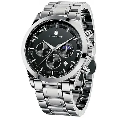Relógio Masculino Analógico SAPPHERO Automático,