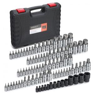 Conjunto de Soquetes 92 peças com Chave Torx e Estojo, RIMKOLO Ygbs 001, Preto