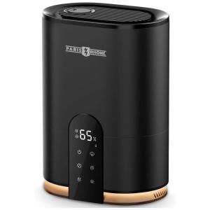 Umidificador Ultrassônico Portátil 4L com Aromaterapia, até 30H, Área 30m2, 110v, PARIS RHÔNE PE AH017, Preto