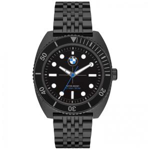 BMW Relógio Masculino de Quartzo, com Pulseira de Silicone, Azul