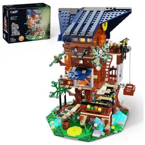 Kit de Construção Café Japonês Summer Breeze com Luz LED e 1116 Peças, CaDA