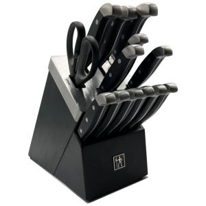 Conjunto de Facas em Aço Inoxidável com Bloco de Bancada, 14 Peças, HENCKELS 13553 114, Preto