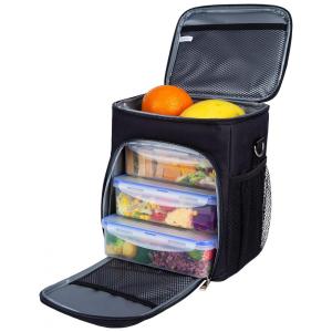 SALADAYS Bolsa Térmica Portátil 9L, Mantém Quente, Frio Por até 5H, Preto