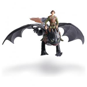 Bonecos de Ação Duo Viking Toothless e Hiccup da Dreamworks Dragons - Brinquedos Infantis para Meninos a partir de 4 anos