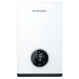 Aquecedor de Água Elétrico Sem Reservatório Ecotouch Branco Automodulante Ponto de Uso 8kW 240V ECO80S