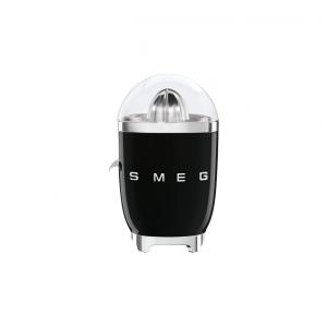 CJF01BRUS Espremedor de Frutas Elétrico Retro para e Limão, Aço Inoxidável, 80W, 110v, SMEG CJF01BLUS, Preto