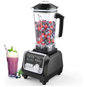 Liquidificador Profissional 1,9 Litros com 7 Configurações Auto-iQ Pré-Programadas, 9 Velocidades, 110V 2200W COLZER, Preto