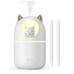 Umidificador Ultrassônico Portátil 300mL, 110v, NORHOM, Branco