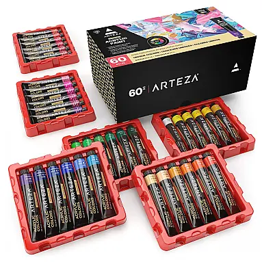 Kit de Tinta Acrílica Profissional