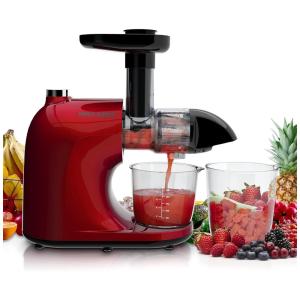 s Centrífuga de Frutas com 3 Velocidades, Aço Inox, 800W, 110v, MAMAS CHOICE, Vermelho