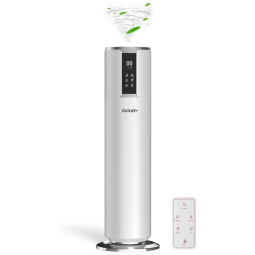 Umidificador Ultrassônico Portátil 8L com Aromaterapia, até 50H, Área 50m2, 110v, PURJOY, Branco