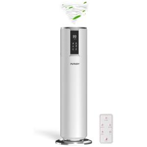 Umidificador Ultrassônico Portátil 8L com Aromaterapia, até 50H, Área 50m2, 110v, PURJOY, Branco