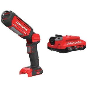 V20, Lanterna Led, Portátil com Bateria de Íon de Lítio, 700 lumens, CRAFTSMAN, Vermelho