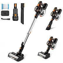 INSE S610 Aspirador de Pó sem Fio Potente 250W 25 kpa até 45 Min de Ação, 110V, Laranja