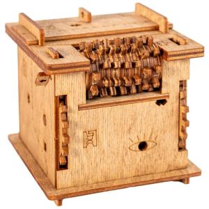 Quebra cabeça de madeira 3D Jogo Escape Room Cluebox Schroedingers Cat Desafie sua mente com diversão iDventure