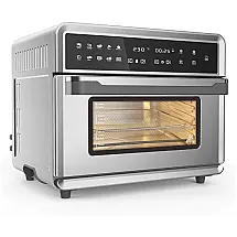 Forno Elétrico de Bancada 24L com 10 Funções 1800W, 110v, KAPAS KPS AF01D, KPS AF02M, Prateado