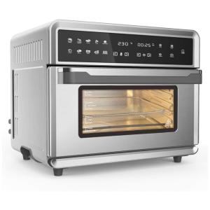 Forno Elétrico de Bancada 24L com 10 Funções 1800W, 110v, KAPAS KPS AF01D, KPS AF02M, Prateado