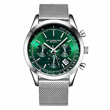 Relgio Crongrafo Stuhrling H975SS 44mm,