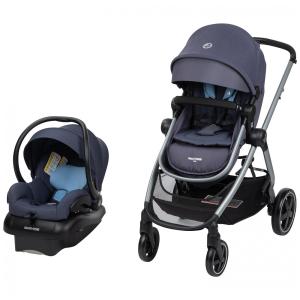 Carrinho de Bebê com Cadeira para Carro 5 em 1 Maxi Cosi Zelia, Azul Céu