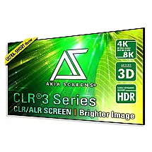 Tela de projeção fixa ALR 103" Akia Screens cinza 16:9 CLR3 4K 8K 3D para projetor ultracurto